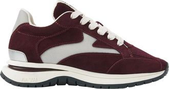 VIA VAI Usher Riggs - Dames - Sneakers - Rood - 39 EU - Leer - Schoenen