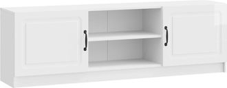 vidaXL Mueble De Tv Brillante 150 X 31 X 47 Cm Madera De Ingenier&iacute;a Vidaxl