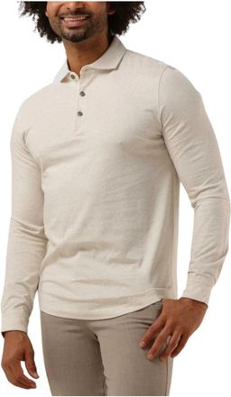 Profuomo Heren Polo & T-shirts in Off-White - Heren - Polos - Wit - 2XL - Katoen - Tops