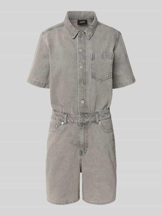 Jack & Jones Regular Fit Playsuit in Denim-Optik Modell Fillipa in Hellgrau, Gr&ouml;&szlig;e XL
