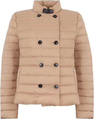 Moorer Clement Padded Jacket - - Jackets - Donna - Beige - M
