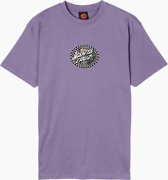 Santa Cruz Mens Santa Cruz Mens Collage Oval Dot Short Sleeve T-Shirt - Purple - Size: 38