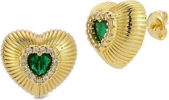 Sphera Milano 18K Plated Cz Earrings