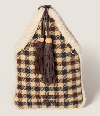 Miu Miu Borse Vichy+Montone