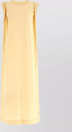 Dries Van Noten hutty sleeveless round neck floor length gown