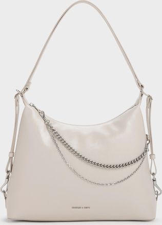 Charles & Keith Atwood Chain Hobo Bag