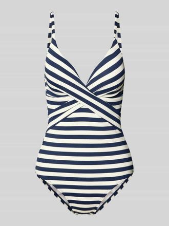 Barts Badeanzug mit tiefem V-Ausschnitt Modell YADBOR in Marine, Gr&ouml;&szlig;e 36