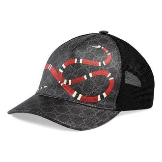 Gucci Kingsnake GG Baseball Hat Black 426887-4HB10-1060