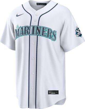 Nike Julio Rodr&iacute;guez Seattle Mariners Nike Mens MLB Stadium Jersey in White | RE260IETMV9-CVA
