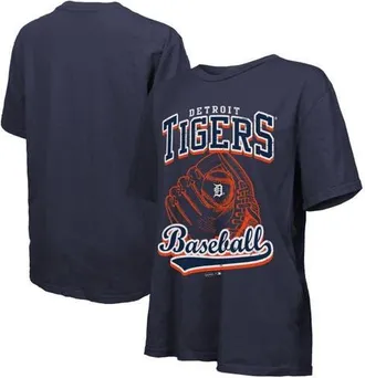 Majestic Threads Womens Majestic Threads Navy Detroit Tigers Oversized First Base T-Shirt at Nordstrom, Size Medium