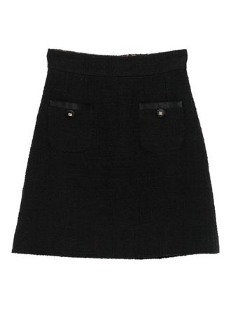 Dolce & Gabbana tweed mini skirt - Black