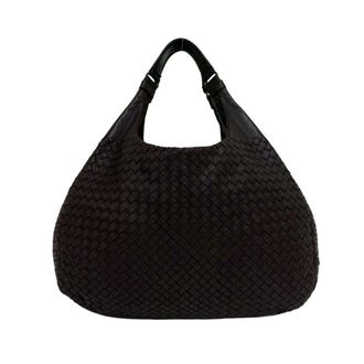 Bottega Veneta Brown Leather Shoulder Bag Tote Bag (Pre-Owned)