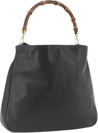 Gucci Pre-owned Vintage Schoudertas - Dames - Vintage Handtas - Zwart - ONE Size - Leer - Vintage