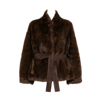 VALENTINI 1972 Valentini 1972 - Eco Zibellino Jas - Dames - Jassen - Bruin - Maat: XS Taf