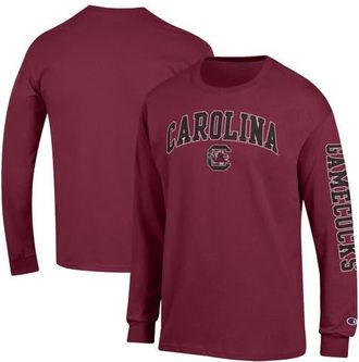 Champion Mens Champion Garnet South Carolina Gamecocks Arch Over Logo 2-Hit Long Sleeve T-Shirt at Nordstrom, Size X-Large