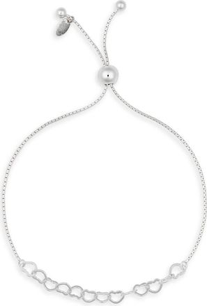 Argento Vivo Micro Heart Frontal Slider Bracelet at Nordstrom Rack