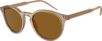 Giorgio Armani AR8211 607233 Mens Sunglasses Brown Size 52