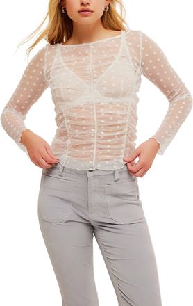 Free People Most Likely Layering Top In Ivory