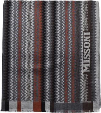 Missoni Grey Wool Scarf