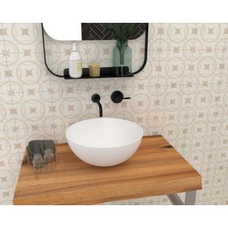 Dune London 188772 Minim Blanco Mate Lavabo Sobre Encimera 30x3013 - Ref: 188772