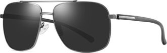 Generic Mens Polarized Driver Metal Retro Sunglasses Outdoor Vacation Sunshade (Color : B, Size : Medium) 2026
