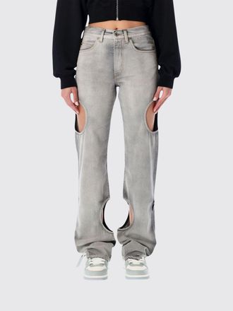 Off-white Jeans OFF-WHITE Woman color Grey