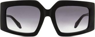 Just Cavalli Occhiali da sole con placca logo - Nero