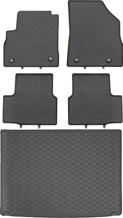 OEM Juego De Alfombrillas De Goma Para Coche Y Maletero Para Opel Astra V K Hatchback (11/2015-12/2021)