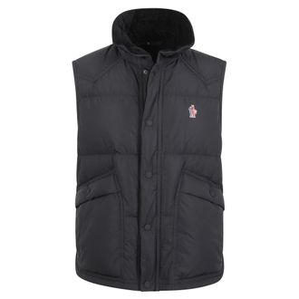 Moncler Evans donsgewatteerd vest - Heren - Jassen - Zwart - Maat: XL Fleece