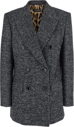 Dolce & Gabbana Double-breasted Chevron Blazer
