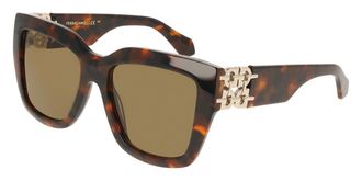 Ferragamo SF2083SE 219 Womens Sunglasses Tortoiseshell Size 55