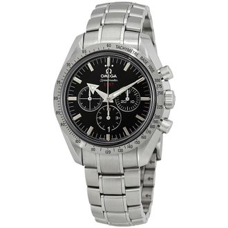Omega Pre-owned Omega Speedmaster Broad Arrow Chronograph Tachymeter Black Dial Mens Watch 321.10.42.50.01.001