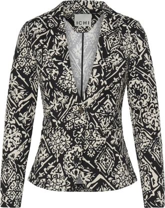 Ichi IHKate Blazer - Dames - Blazers - Veelkleurig - M - Leer - Jassen