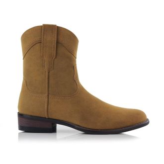 Aldo Mens Austin High Top Western Style Boot In Wheat Suede