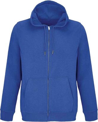 SOLS Calipso Full Zip Hoodie voor volwassenen (Koningsblauw)