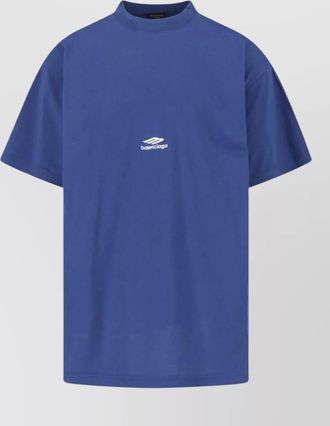 Balenciaga crew neck t shirt straight fit short sleeves