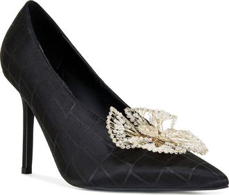 Azalea Wang Carmenza Pointed Toe Pump in Black at Nordstrom, Size 7.5