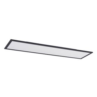 Lindby Led Panel nelios En Negro De Aluminio - Lindby