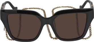 Gucci Brown Cat Eye Ladies Sunglasses GG1023S 005 54