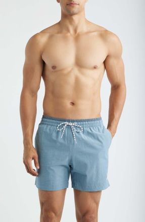 Chubbies Blue Horizons 5.5-Inch Swim Trunks in Dusty Blue at Nordstrom, Size Xx-Large