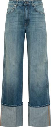 Givenchy Blue Relaxed High Rise Jeans