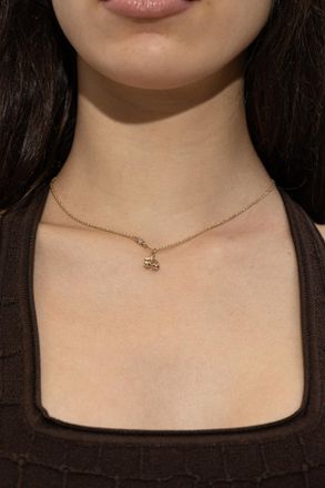 Coach Brass Necklace, Womens, Gold