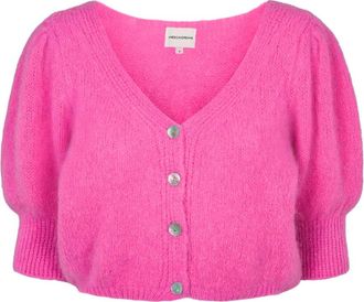 Americandreams Manda Alpaca Cardigan - Dames - Vesten - Roze - XL - Wol - Truien & Vesten