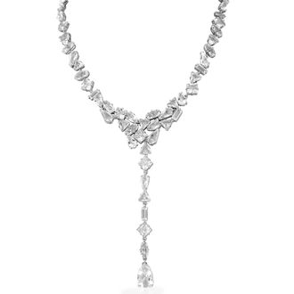 Swarovski Mesmera Y Mixed Crystal Cut Necklace