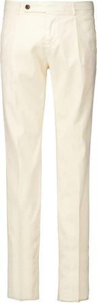 Berwich Off White Retro Lange Broek - Heren - Chinos - Wit - S - Broeken