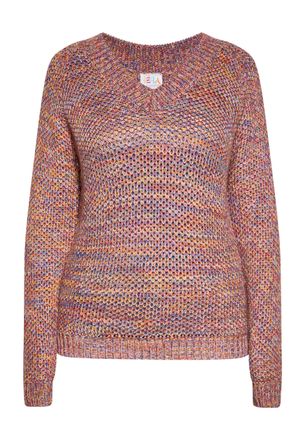 Izia Gebreide trui Dames Limoen veelkleurig