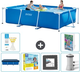 Intex Piscina Con Estructura Rectangular - 300x200x75 Cm - 7-piezas S85