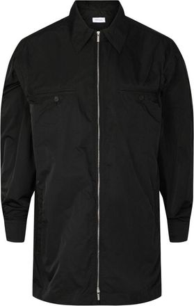 Ferragamo Zip-Up Windbreaker With Removable Hood