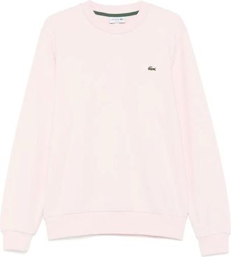 Lacoste Felpa con logo ricamato - Rosa