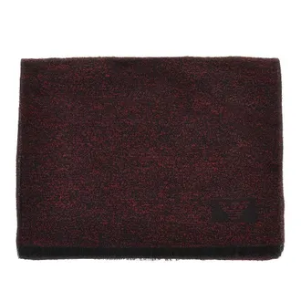 Emporio Armani Boucl&eacute; wool blend scarf Man One Size